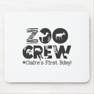 Claire's First Birthday Mouse Pad