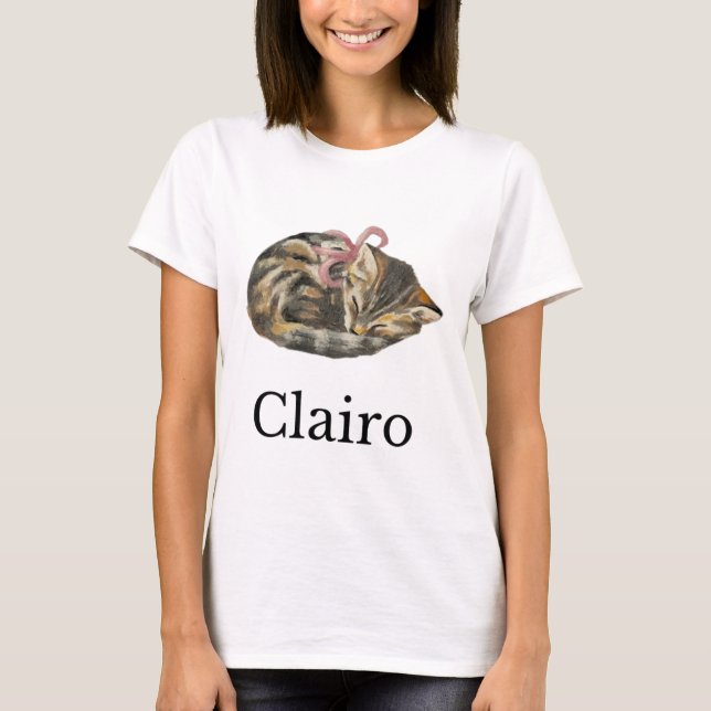 Clairo Says A Cat 1  T-Shirt (Front)