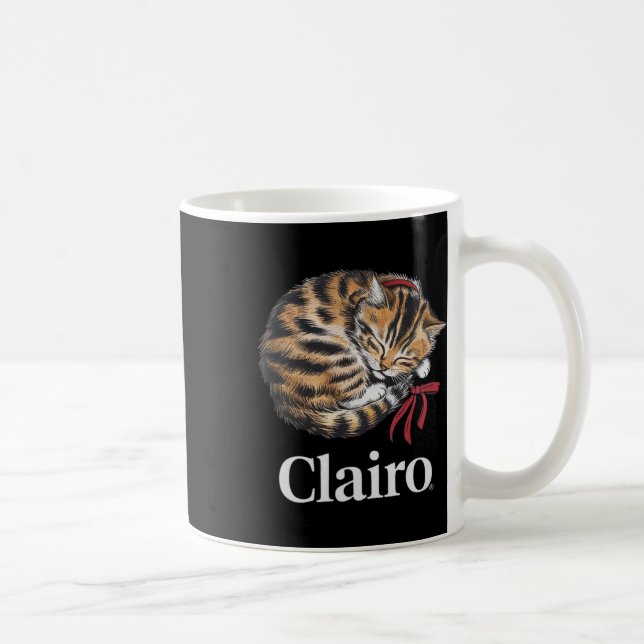 Clairo Says A Cat  Coffee Mug (Right)