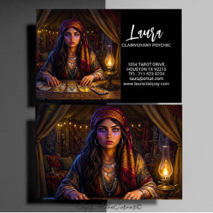 Clairvoyant Psychic Tarot Card