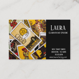 Clairvoyant Psychic Tarot Star Business Card