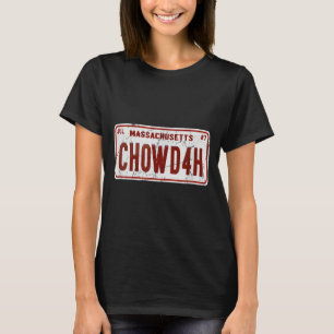Clam Chowder Boston Accent Chowdah Funny  T-Shirt