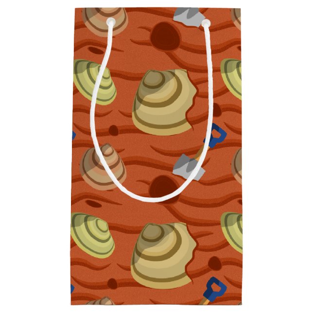 Clam Digging Small Gift Bag (Front)