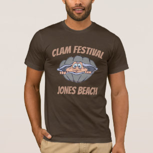 Clam Festival, Jones Beach, edit text, T-Shirt
