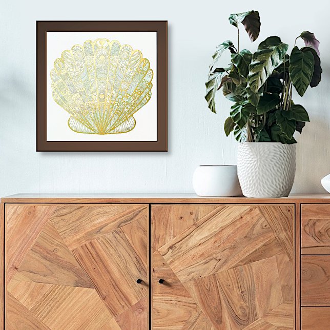 Clam Seashell Foil Prints (Creator Uploaded)