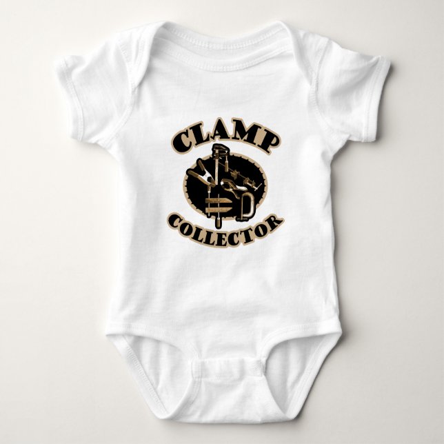 Clamp Collector Baby Bodysuit (Front)