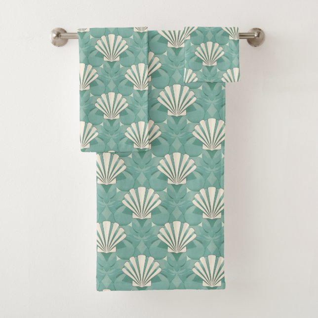 Clamshells Bath Towel Set (Insitu)