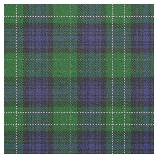 Clan Abercrombie Scottish Tartan Plaid Fabric (Swatch)