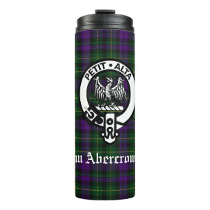 Clan Abercrombie Tartan & Crest  Thermal Tumbler