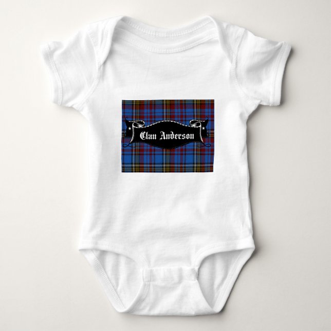 Clan Anderson Banner Baby Bodysuit (Front)