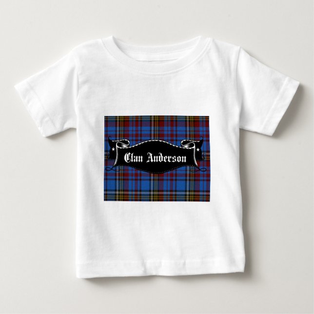 Clan Anderson Banner Baby T-Shirt (Front)