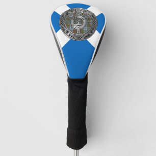 Clan Anderson Crest & Tartan Knot Golf Head Cover