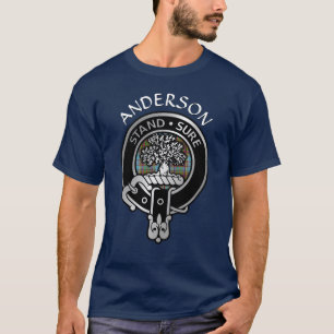 Clan Anderson Crest & Tartan T-Shirt
