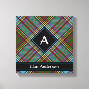Clan Anderson Tartan Canvas Print