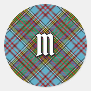 Clan Anderson Tartan Classic Round Sticker
