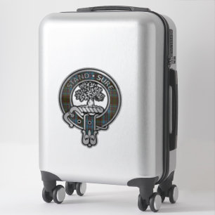 Clan Anderson Tartan Crest Sticker
