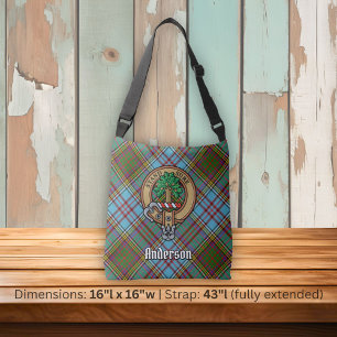 Clan Anderson Tartan Crossbody Bag