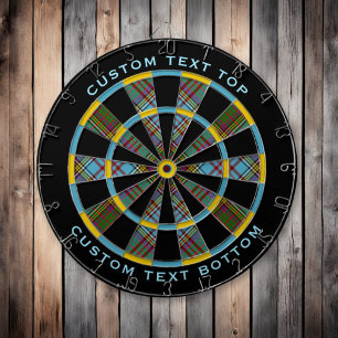 Clan Anderson Tartan Dart Board