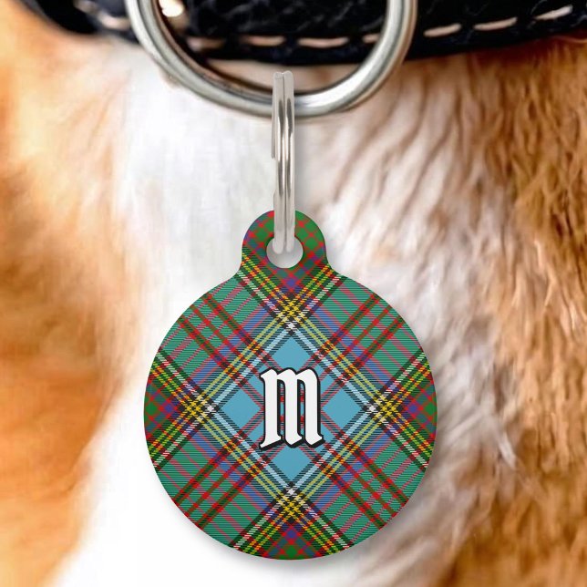 Clan Anderson Tartan Pet ID Tag (Creator Uploaded)