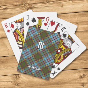 Clan Anderson Tartan Playing Cards