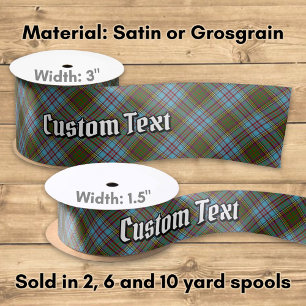 Clan Anderson Tartan Satin Ribbon