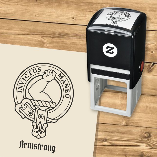 Clan Armstrong Crest Self-inking Stamp (Creator Uploaded)