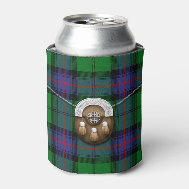 Clan Armstrong Tartan And Sporran Can Cooler (Can Front)