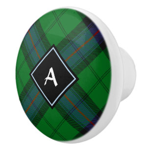 Clan Armstrong Tartan Ceramic Knob