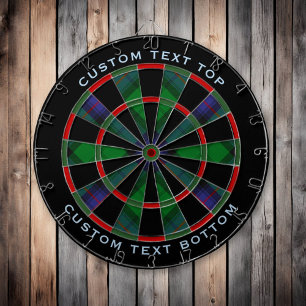Clan Armstrong Tartan Dart Board