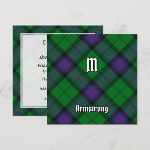 Clan Armstrong Tartan Invitation
