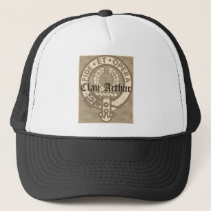Clan Arthur Antique Trucker Hat