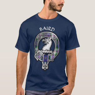 Clan Baird Crest & Dress Tartan T-Shirt