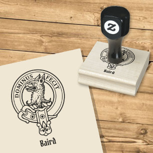 Clan Baird Crest Rubber Stamp