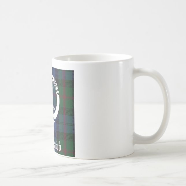 Clan Baird Crest Tartan Coffee Mug (Right)