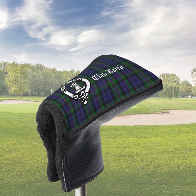 Clan Baird Crest Tartan Customisable  Golf Head Cover (Creator Uploaded)