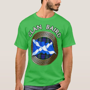 Clan Baird Crest Tartan Knot T-Shirt