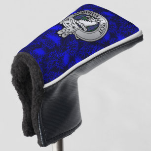 Clan Baird Crest & Tartan on Thistle Golf Head Cover