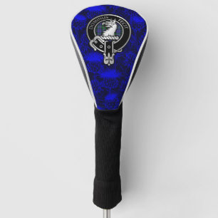 Clan Baird Crest & Tartan on Thistle Golf Head Cover