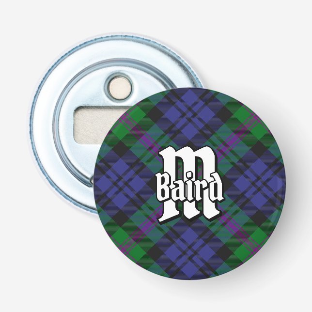 Clan Baird Tartan Bottle Opener (Front)
