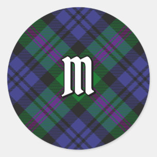 Clan Baird Tartan Classic Round Sticker