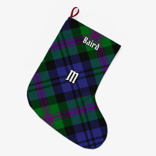 Clan Baird Tartan Large Christmas Stocking