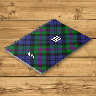 Clan Baird Tartan Notebook