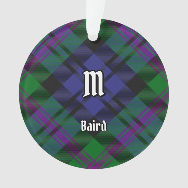 Clan Baird Tartan Ornament (Front)