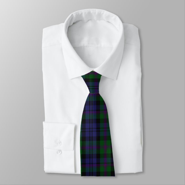 Clan Baird Tartan Plaid  Tie (Tied)