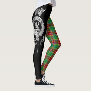Clan Baxter Crest & Tartan Leggings