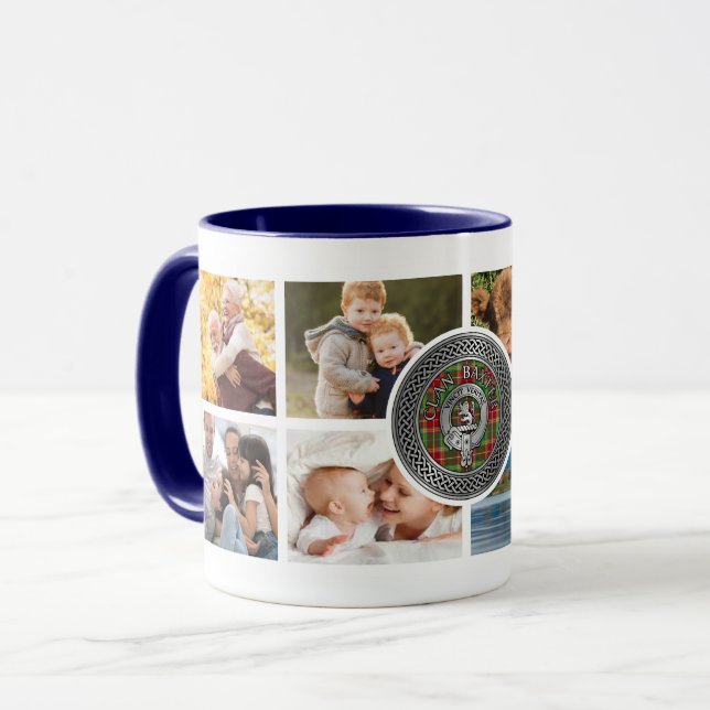 Clan Baxter Personalised Family Mug (Front Left)