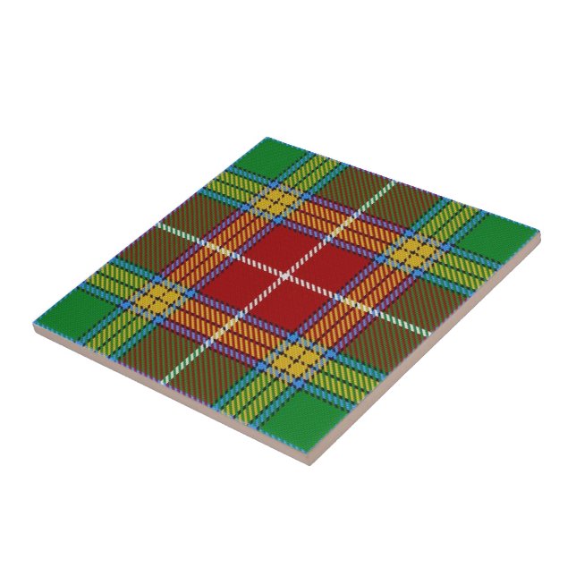 Clan Baxter Tartan  Tile (Side)
