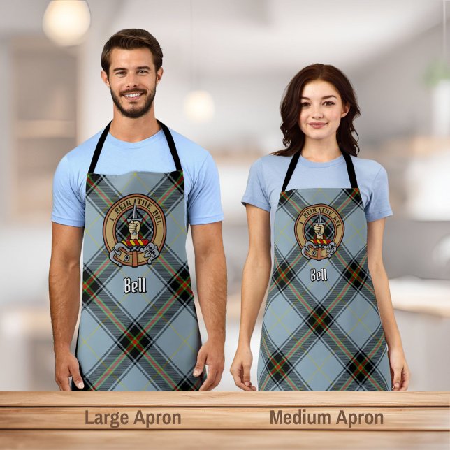 Clan Bell Crest over Tartan Apron (Creator Uploaded)