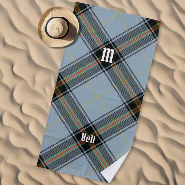 Clan Bell Tartan Beach Towel (Creator Uploaded)