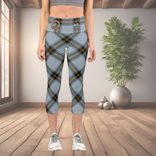 Clan Bell Tartan Capri Leggings (Creator Uploaded)
